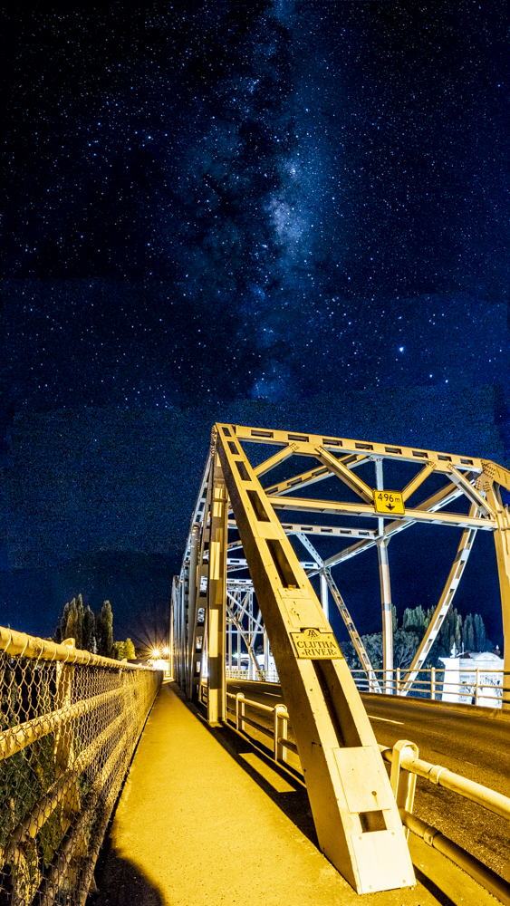Alexandra Bridge and Milky Way
